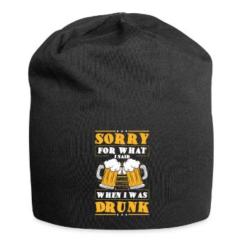 Alcoholics Alcohol excess Fun liquor - Jersey Beanie - black - Front