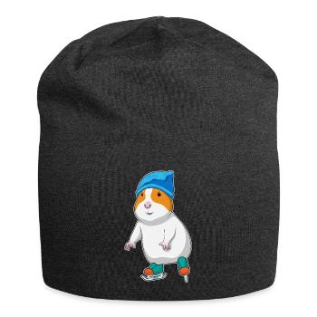 Hamster patins à glace - Bonnet en jersey - charbon - Devant