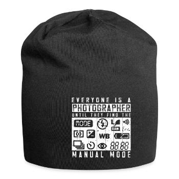 Fotografen Spruch Hobby Fotograf - Jersey-Beanie - Schwarz - Vorne