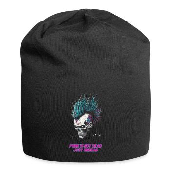 Punk is not dead, just undead! - Jersey-Beanie - Schwarz - Vorne