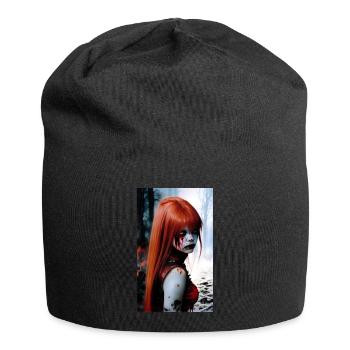 ARTWORK Redhair Girl - Jersey-Beanie - Schwarz - Vorne