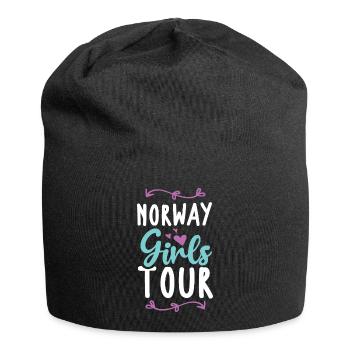 Tournée des filles de Norvège - Bonnet en jersey - noir - Devant