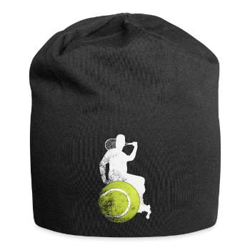 Tennis en fauteuil roulant - Bonnet en jersey - noir - Devant
