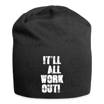 It'll All Work Out - Jersey Beanie - black - Front