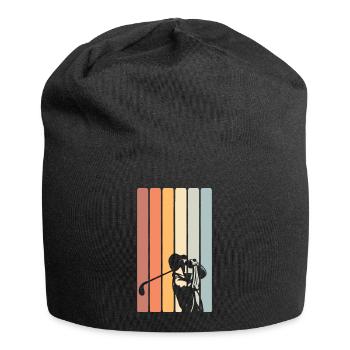 Golf Golfer - Jersey-Beanie - Schwarz - Vorne