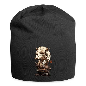 Orgue Fantaisie - Bonnet en jersey - noir - Devant