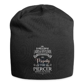 Piercer Kunst Beruf Stecker - Jersey-Beanie - Schwarz - Vorne
