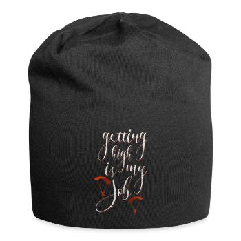 Skydiving Jumping Sports - Jersey Beanie - black - Front
