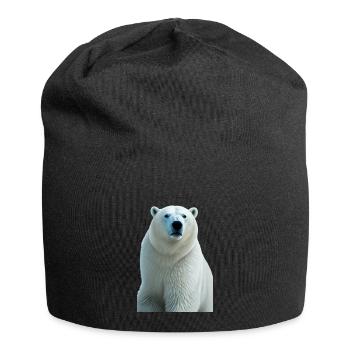 Majesté polaire - Bonnet en jersey - noir - Devant