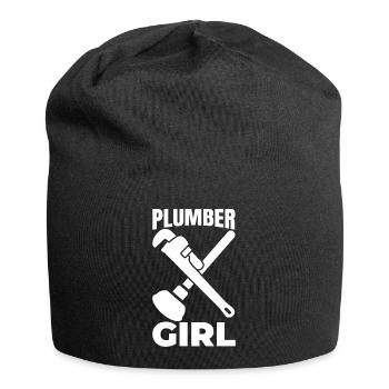 Plumber - Jersey Beanie - black - Front