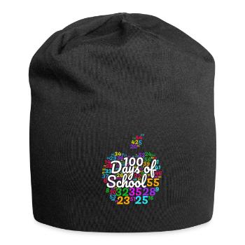100th Day of School Costume 100 School Days - Jersey Beanie - black - Front