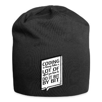 computers quote c sharp programming - Jersey-Beanie - Schwarz - Vorne