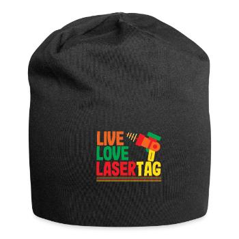 Laser tag d’intérieur tenue de fête laser tag - Bonnet en jersey - noir - Devant