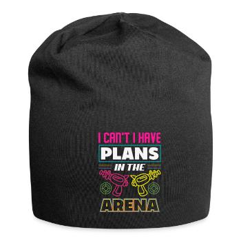 Indoor laser tag party outfit laser tag - Jersey Beanie - black - Front