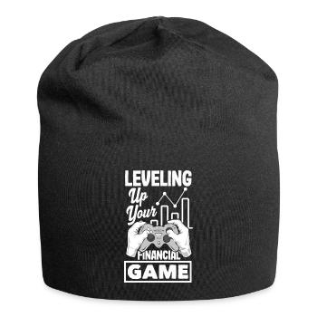Leveling Up Your Financial Game Controller - Jersey-Beanie - Schwarz - Vorne