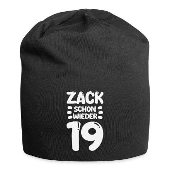 Zack 19 again! Birthday - Jersey Beanie - black - Front