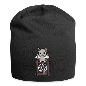 Halloween Bat Witching Hour Horror - Jersey Beanie - black - Front