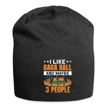 Ballon Dodgeball Hexagon Pit Sports Gaga - Bonnet en jersey - noir - Devant
