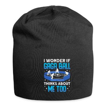 Ballon Dodgeball Hexagon Pit Sports Gaga - Bonnet en jersey - noir - Devant