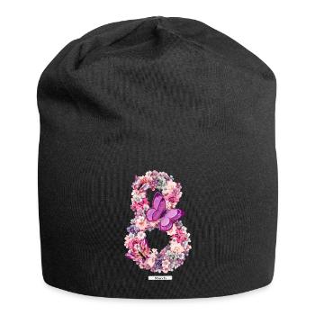 Women's Power March 8 GirlPower Female Feminism - Jersey Beanie - black - Front