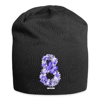 Women's Power 8. März GirlPower Weiblicher Feminismus - Jersey-Beanie - Schwarz - Vorne