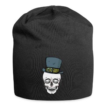 Chapeau fantôme Ghost Skull Skull Halloween - Bonnet en jersey - noir - Devant