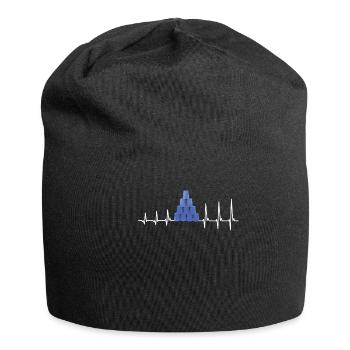 Stapeln Von Bechern Speed Stacker - Jersey-Beanie - Schwarz - Vorne