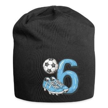 Football 6 years old - Jersey Beanie - black - Front