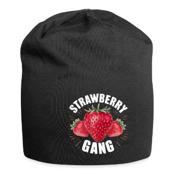 Strawberry Gang - Équipe Cueilleur de fraises - Bonnet en jersey - noir - Devant