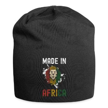 Afrique Serengeti Girafe africaine - Bonnet en jersey - noir - Devant