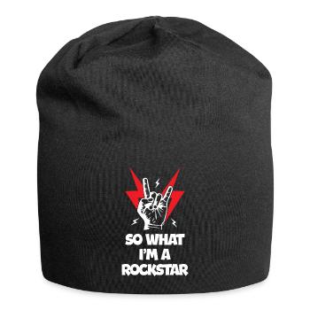 So What I Am Rockstars - Jersey-Beanie - Schwarz - Vorne