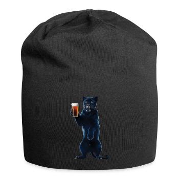 Panther Bier - Jersey-Beanie - Schwarz - Vorne