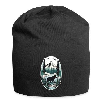 Wilderness Serenity - Jersey Beanie - black - Front