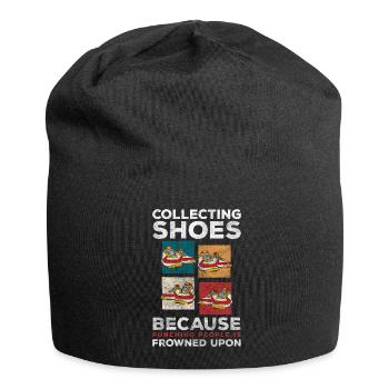 Schuhe Frauen Stiefel - Jersey-Beanie - Schwarz - Vorne