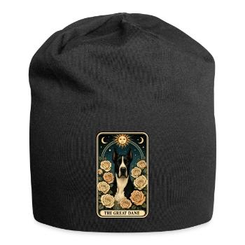 Deutsche Dogge - Jersey-Beanie - Schwarz - Vorne