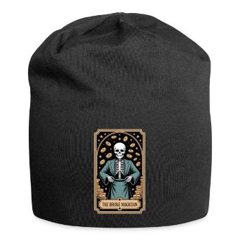 Le magicien fauché squelette magicien humour - Bonnet en jersey - noir - Devant