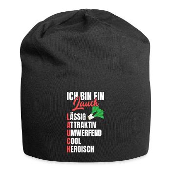 Gym BIN EIN LAUCH LÄSSIG ATTRAKTIV UMWERFEND - Jersey-Beanie - Schwarz - Vorne