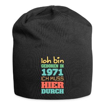 Year 1971 - Jersey Beanie - black - Front