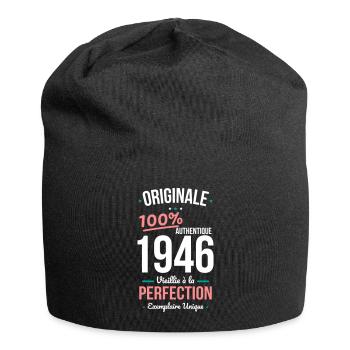 1946 – Originale – Exemplaire unique - Bonnet en jersey - noir - Devant