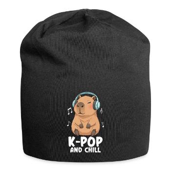 K Pop And Chill - Jersey Beanie - black - Front
