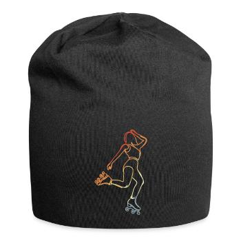 Roller skater sketch - Jersey Beanie - black - Front