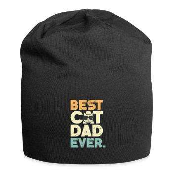 Chat Cat Dad Propriétaire du chat Cat Dad Gift - Bonnet en jersey - noir - Devant