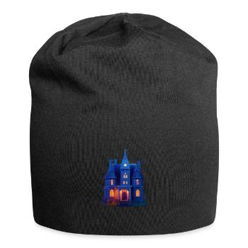 Spooky House Halloween - Jersey Beanie - black - Front