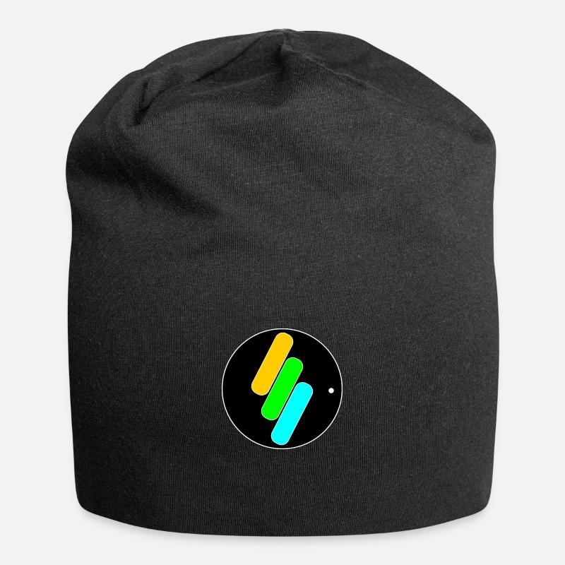 3 Streifen Design - Jersey-Beanie - Schwarz
