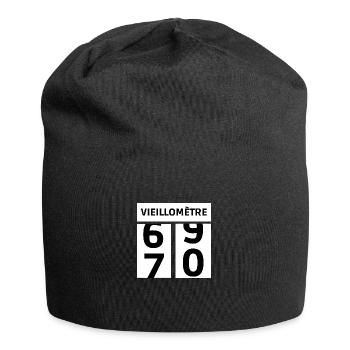 anniversaire 70 ans - Bonnet en jersey - noir - Devant