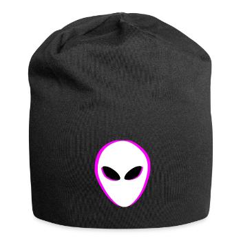 Aliens Alien Head - Jersey Beanie - black - Front