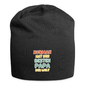 Norman as a baby - Jersey Beanie - black - Front
