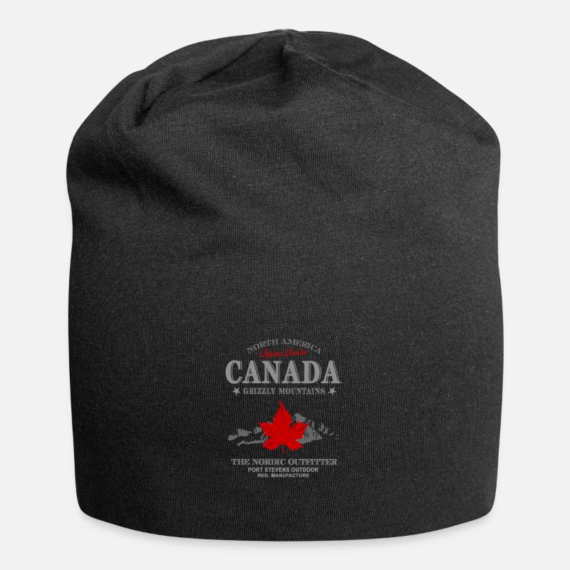 Kanada - Maple Leaf - Canada - Jersey-Beanie - Schwarz