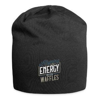 Aligning My Energy With Waffles Inspiration - Jersey Beanie - black - Front