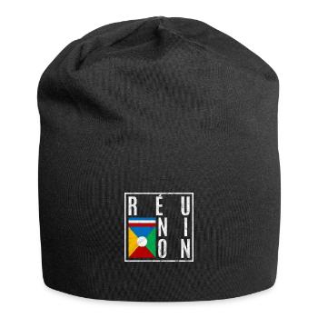 Réunion - Jersey-Beanie - Schwarz - Vorne